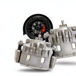 Detroit Axle Front Brake Caliper Kit with Steel Pistons and Bracket –-0