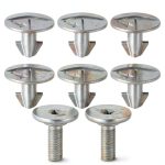 Femory Lower Engine Cover Pin Screws Set 6pcs + Radiator Splash Shield-0