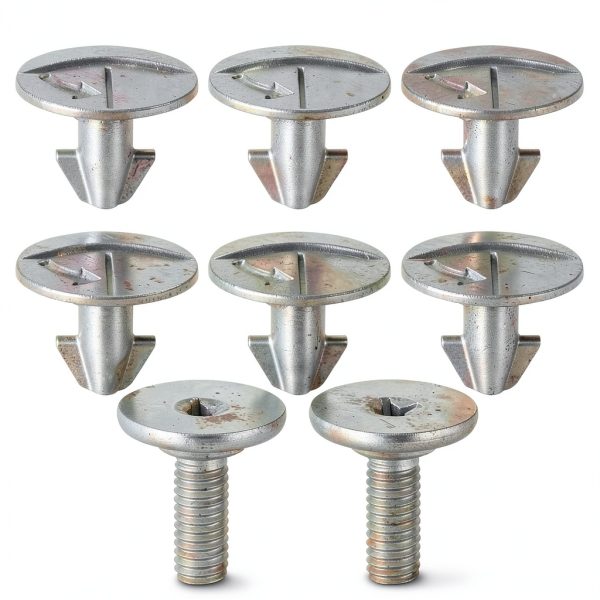 Femory Lower Engine Cover Pin Screws Set 6pcs + Radiator Splash Shield-0