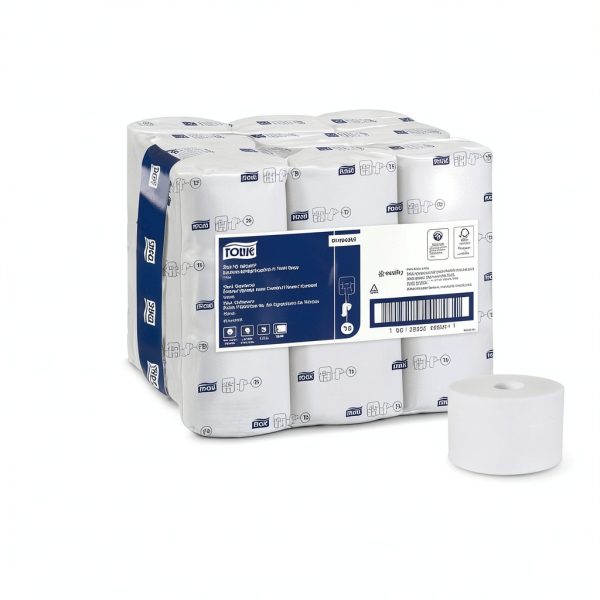 Tork OptiServe Coreless Toilet Paper White T5 2‑Ply 18‑Roll 1500‑Sheet-1