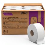 Cascades PRO Jumbo Roll Premium Bath Tissue 2-Ply 1000ft B140 White-0