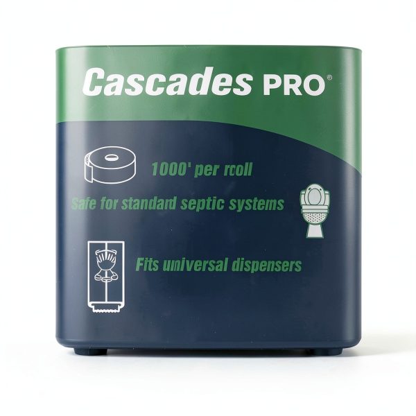 Cascades PRO Jumbo Roll Premium Bath Tissue 2-Ply 1000ft B140 White-5